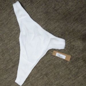 Terry cloth skim's thong